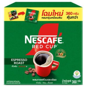Nescafe Red Cup EspressoRoast InstantCoffee Mixed with FinelyGroundRoasted 360g