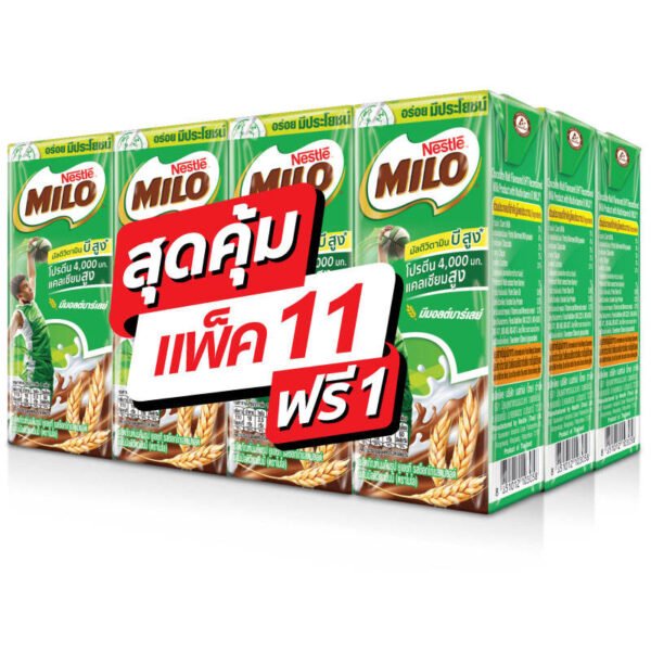 ไมโลนมยูเอชทีรสช็อกโกแลตมอลต์ 170มล. แพค 12
