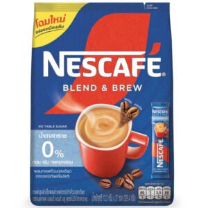 Nescafe Blend&Brew Instant Coffee Mix No Table Suger 12.2g. Pack 27sachets
