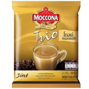Moccona Trio Instant Coffee Mixed Gold 15.8g. Pack 20sachets