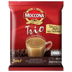 Moccona Trio Rich and Smooth Instant Coffee Mixed 15.8g. Pack 27sachets