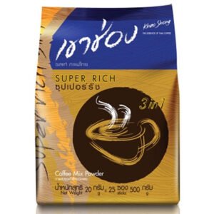 Khao Shong Super Rich 3in1 Instant Coffee Mixed 15g. Pack 25sachets