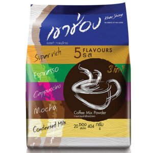 Khao Shong 5Flavours Instant Coffee Mixed 20sachets 317.2g.
